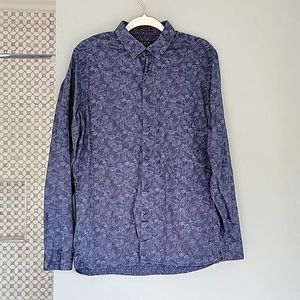 Ted Baker London Blue floral button up